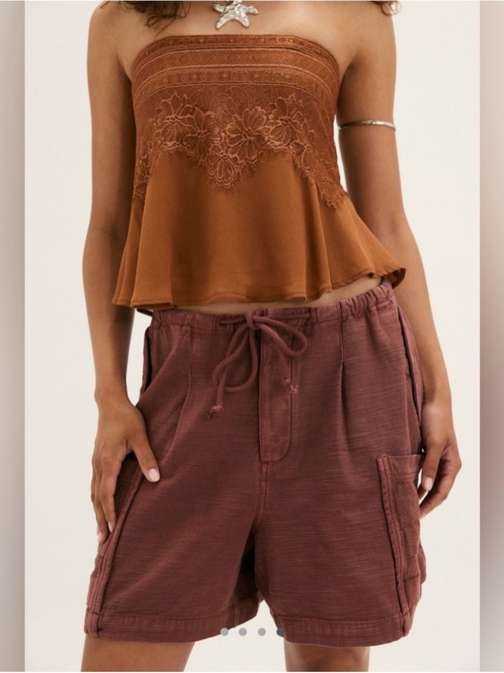 Free People Camp Out Slouch Shorts